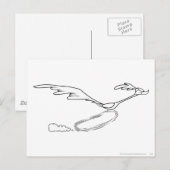 ROAD RUNNER™ met Fast Briefkaart (Voorkant / Achterkant)