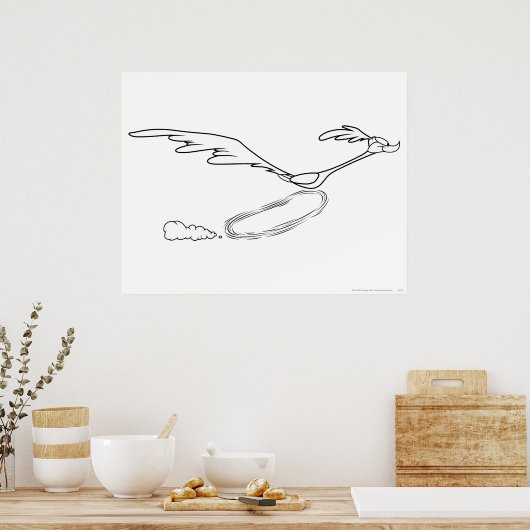 ROAD RUNNER™ met Fast Poster (Keuken)