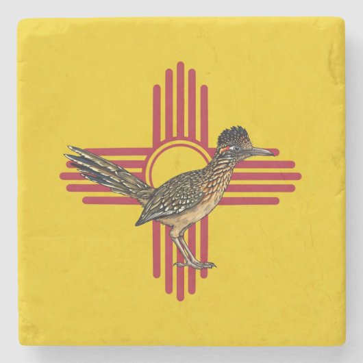 Road Runner True  Stenen Onderzetter (Voorkant)