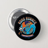 ROAD RUNNER™ Voetbalclub Badge Ronde Button 5,7 Cm (Voorkant /achterkant)