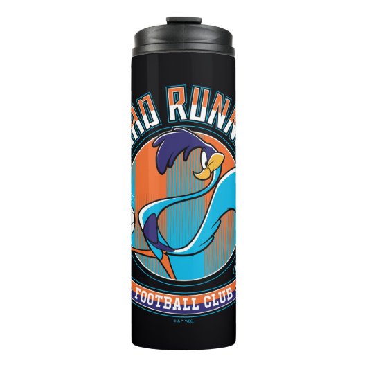 ROAD RUNNER™ Voetbalclub Badge Thermosbeker (Voorkant)