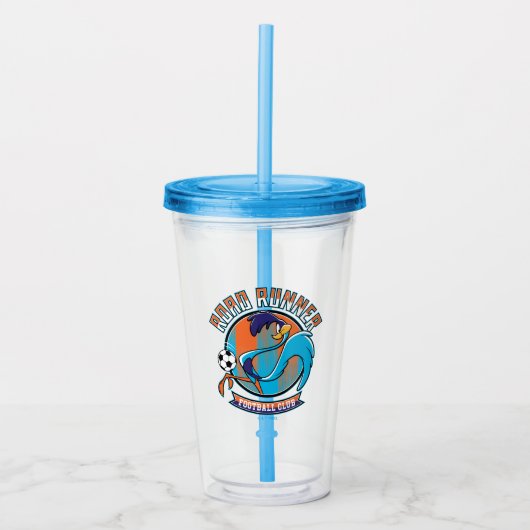 ROAD RUNNER™ Voetbalclub Logo Acryl Drinkbeker (Voorkant)
