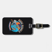 ROAD RUNNER™ Voetbalclub Logo Bagagelabel (Voorkant horizontaal)