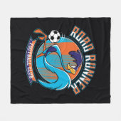 ROAD RUNNER™ Voetbalclub Logo Fleece Deken (Voorkant (Horizontaal))