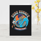 ROAD RUNNER™ Voetbalclub Logo Kaart (Gele Bloem)