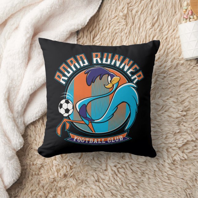 ROAD RUNNER™ Voetbalclub Logo Kussen (Deken)