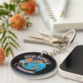 ROAD RUNNER™ Voetbalclub Logo Sleutelhanger (Voorkant Rechts)
