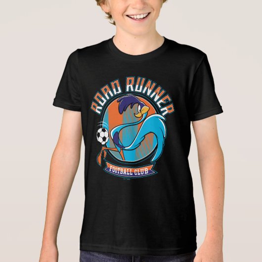 ROAD RUNNER™ Voetbalclub Logo Tri-Blend Shirt (Voorkant)