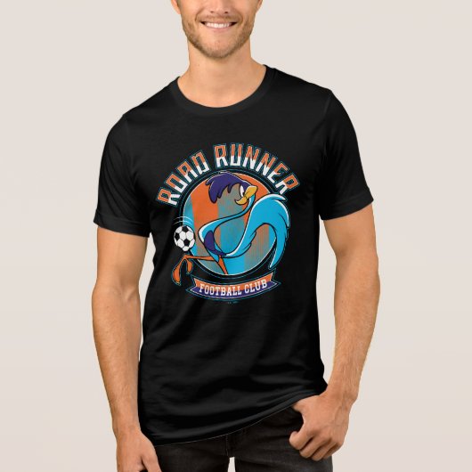 ROAD RUNNER™ Voetbalclub Logo Tri-Blend Shirt (Voorkant)