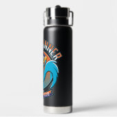 ROAD RUNNER™ Voetbalclub Logo Waterfles (Achterkant)