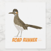 Road Runner Wijn Etiket (Enkel label)