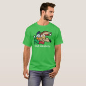 ROAD RUNNER™ & Wile E. Coyote "Team Naughty" T-shirt (Voorkant volledig)