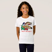 ROAD RUNNER™ & Wile E. Coyote "Team Stout" T-shirt (Voorkant volledig)