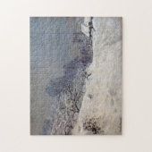 Road Saint-Siméon Boerderij Winter Monet Fine Art Legpuzzel (Verticaal)