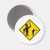Road Sign David en Goliath Magneet (Voorkant / Achterkant)