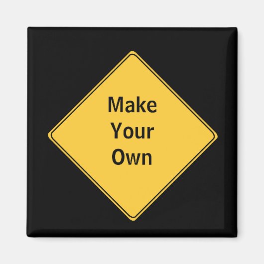 Road Sign- Maak je eigen magneet (Voorkant)