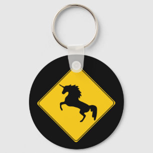 Road Sign Unicorn Sleutelhanger