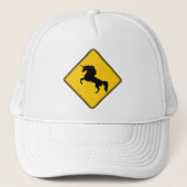 Road Sign Unicorn Trucker Pet (Voorkant)