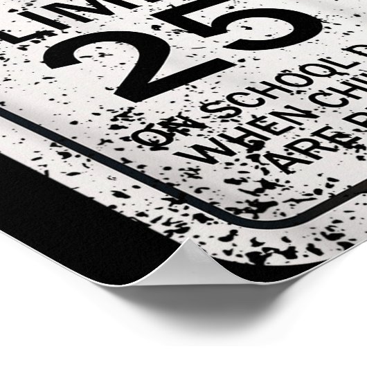 Road Signs Funny Traffic Signs Halloween Costume P Poster (Hoek)