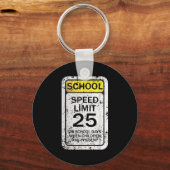 Road Signs Funny Traffic Signs Halloween Costume P Sleutelhanger (Voorkant)