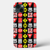Road Signs Phone Case (Achterkant)