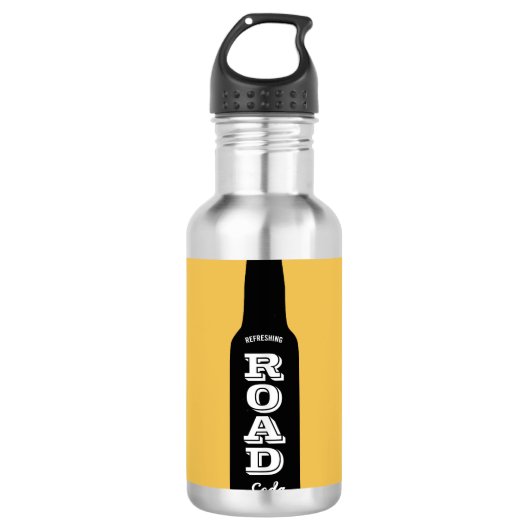 Road Soda Beer Lovers Bottle Waterfles (Voorkant)