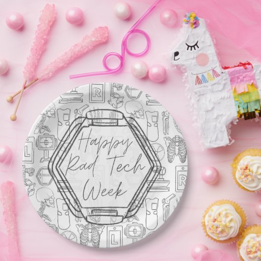 Road Tech Week Papieren Bordje (Feest)