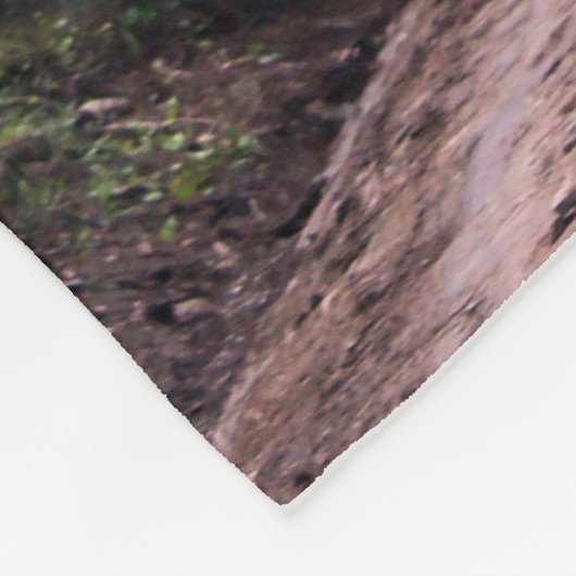 Road Through The Birch Fleece Deken (Hoek)