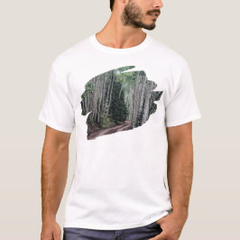Road Through The Birch T-shirt