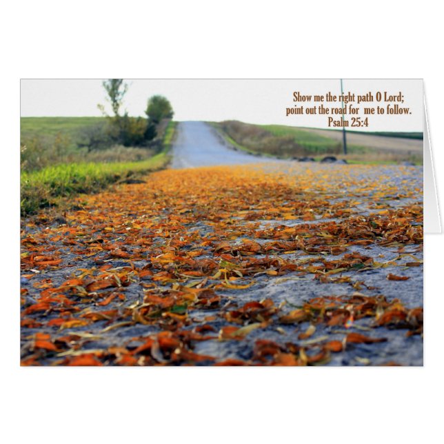 Road to Follow Card (Voorkant Horizontaal)