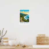Road to Hana Hawaii Reisprint Poster (Keuken)