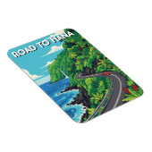 Road to hana Maui Hawaii Travel Magneet (Rechterzijde)