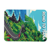 Road to hana Maui Hawaii Travel Magneet (Horizontaal)