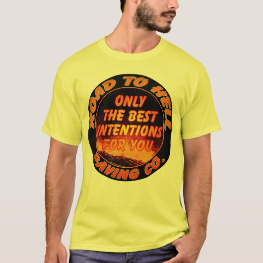 Road to Hell Paving Company T-shirt (Voorkant)