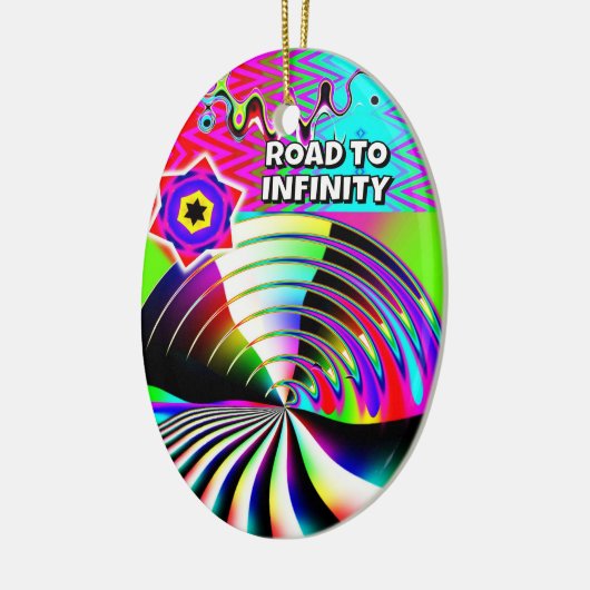 Road to Infinity Keramisch Ornament (Links)