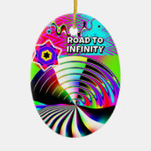 Road to Infinity Keramisch Ornament (Voorkant)