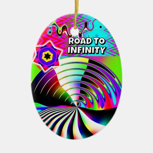 Road to Infinity Keramisch Ornament (Voorkant)
