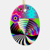 Road to Infinity Keramisch Ornament (Achterkant)