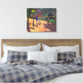 Road to Kovalum Beach Kerala Canvas Afdruk (Insitu (Slaapkamer))