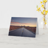 Road to Monument Valley Tribal Park Kaart (Gele Bloem)