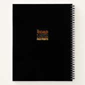 Road to My Heart Paved in Paw Prints Hondenliefheb Notitieboek (Achterkant)