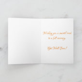 "Road to Oxford Mill Ruins" Get Well Kaart (Binnen)