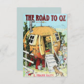 Road to Oz Boek Hoesje Kaart (Voorkant / Achterkant)