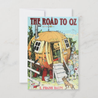 Road to Oz-boekcoverkaart Bedankkaart