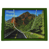 Road to Slide Rock, Sedona Large Gift Bag Groot Cadeauzakje (Voorkant)
