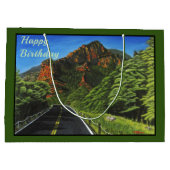 Road to Slide Rock, Sedona Large Gift Bag Groot Cadeauzakje (Achterkant)