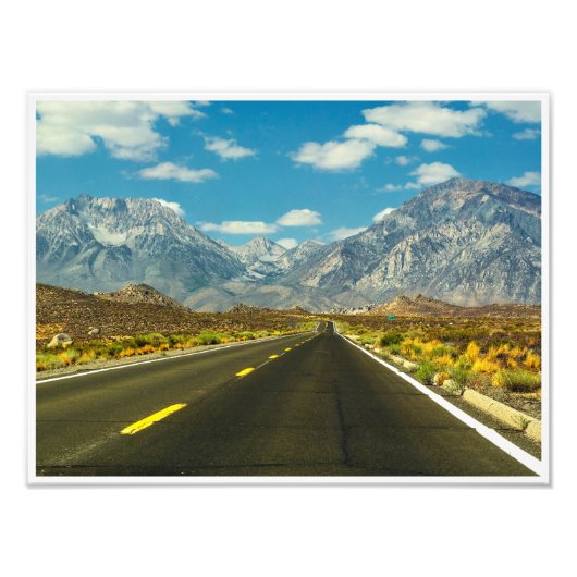 Road to the Sabrina Basin Foto Afdruk (Voorkant)