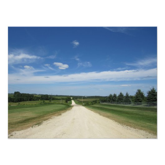"Road to Valley Grove" Foto Afdruk (Voorkant)
