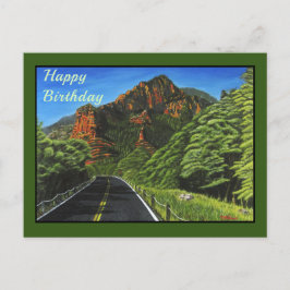 Road tot Slide Rock, Sedona Briefkaart
