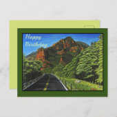 Road tot Slide Rock, Sedona Briefkaart (Voorkant / Achterkant)